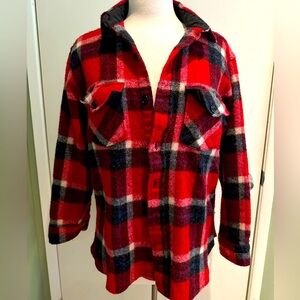 Vintage Woolrich Wool Plaid Shirt Jacket